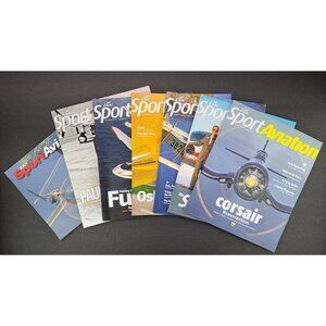 EAA Sport Aviation Magazine Lot 7 Issues Airplanes 2009 2012 2013 2015 Poberezny